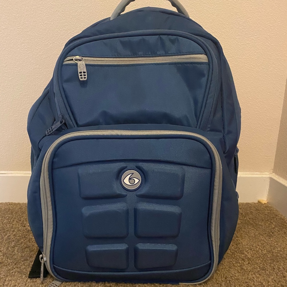 6 Pack Fitness Meal Backpack